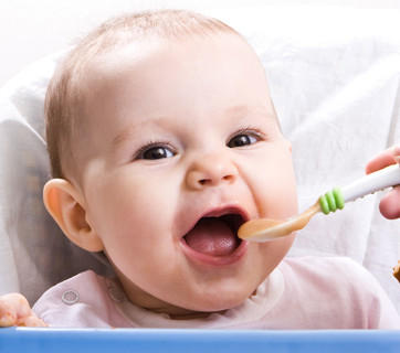 Alimentación en niños de 6 a 12 meses